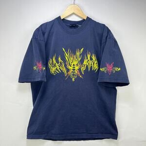 Vintage No Boundaries Dragon Flames Skater JNCO Shirt Large